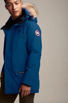 Chamarras Canada Goose Hombre Mexico - Langford Abrigos Azules Oscuro EO8920137